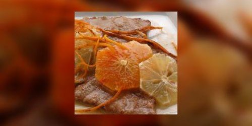 Roti de porc a l-orange
